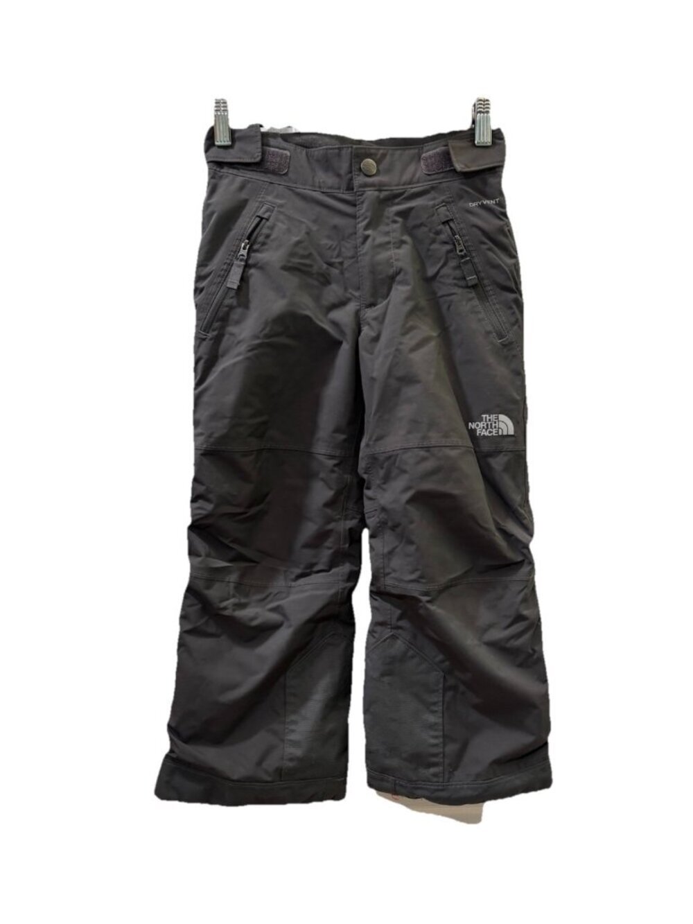 The North Face Snow Ski Pants Ez Grow Gray Boys XS Snowboard